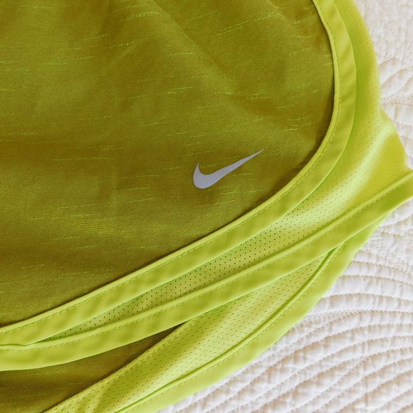 NWOT Nike Tempo Dri-Fit brief lined mesh panel green athletic running shorts XL - Picture 6 of 16